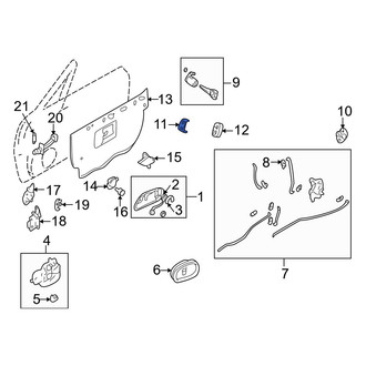 Mazda OE - Front Door Latch Assembly