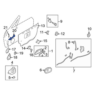 Mazda OE - Front Door Check