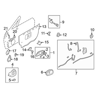 Mazda OE - Door - Lock & Hardware