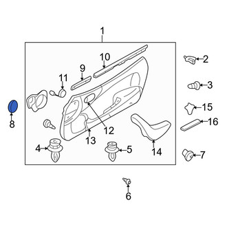 Mazda OE - Door Interior Trim Panel Cap