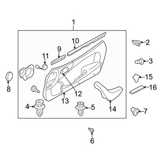 Mazda OE - Door - Interior Trim
