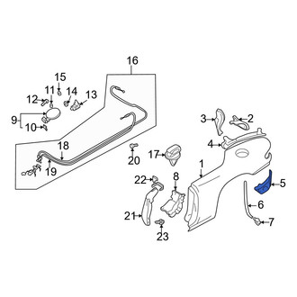 Mazda OE - Rear Right Quarter Panel Extension