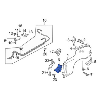 Mazda OE - Right Body C-Pillar Reinforcement