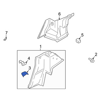 Mazda OE - Roof Opening Trim Clip