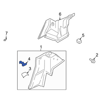 Mazda OE - Quarter Panel Trim Panel Clip