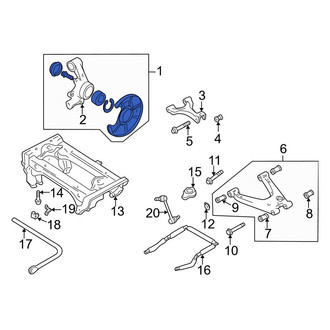 Mazda OE - Rear Left Suspension Knuckle