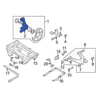 Mazda OE - Rear Left Suspension Knuckle