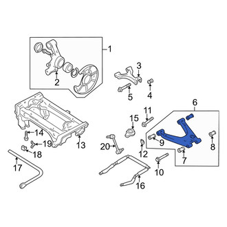 Mazda OE - Rear Left Lower Suspension Control Arm