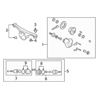 Mazda OE - Rear Suspension - Axle & Differential