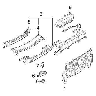 Mazda OE - Rear Body & Floor - Rear Body