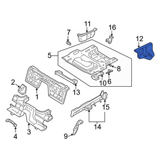 Mazda OE - Rear Left Floor Extension