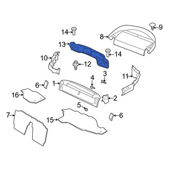 Mazda OE - Rear Rear Body Panel Trim Panel