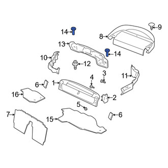 Mazda OE - Trunk Trim Panel Cap