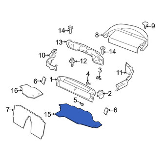 Mazda OE - Rear Floor Mat