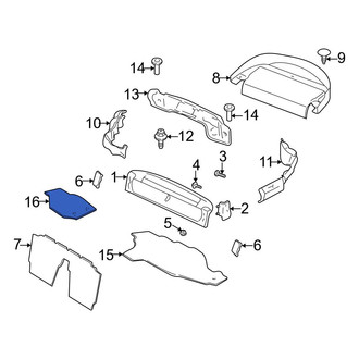 Mazda OE - Rear Floor Mat