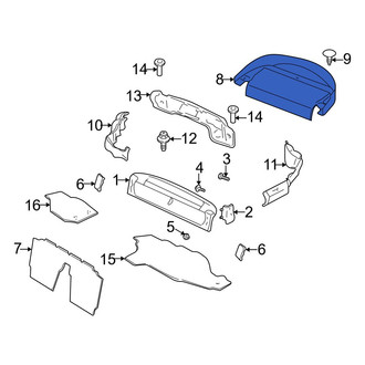 Mazda OE - Rear Package Tray Trim