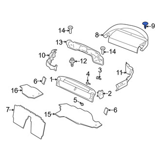 Mazda OE - Floor Carpet Clip