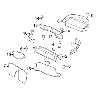 Mazda OE - Rear Body & Floor - Interior Trim