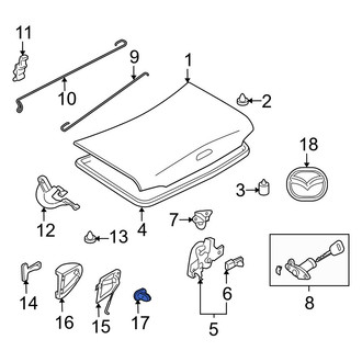 Mazda OE - Tail Light Grommet