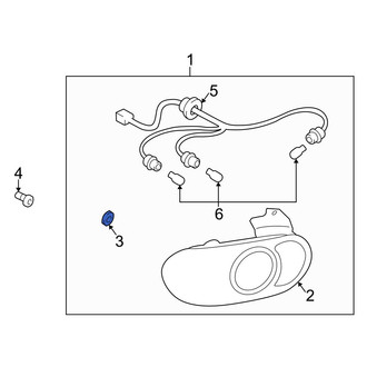 Mazda OE - Tail Light Housing Seal