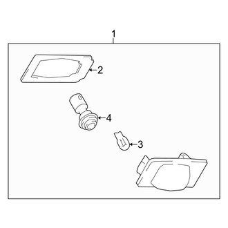 Mazda OE - Rear Lamps - License Lamps