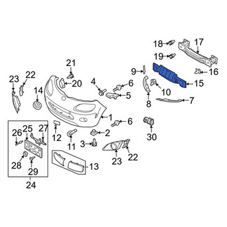 Mazda OE - Front Bumper Impact Absorber