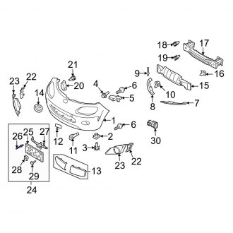 Mazda OEM Header Panels & Parts | Support Bars, Panels — CARiD.com