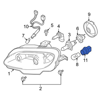 Mazda OE - Front Headlight Socket