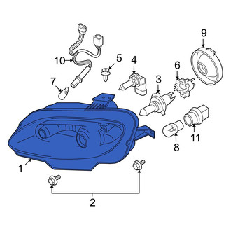 Mazda OE - Front Left Headlight