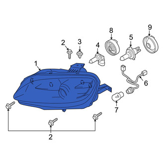 Mazda OE - Front Left Headlight