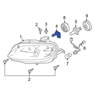 Mazda OE - Front Headlight Bulb