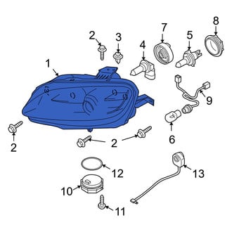 Mazda OE - Front Left Headlight