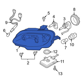 Mazda OE - Front Left Headlight