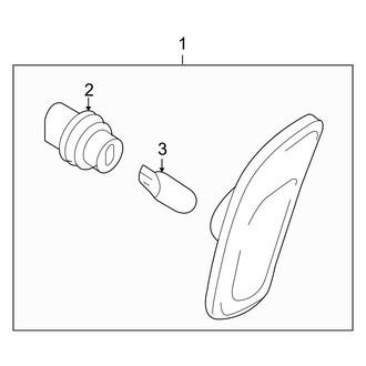 Mazda OE - Front Lamps - Side Marker Lamps