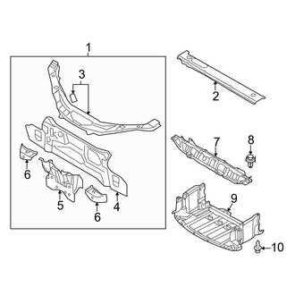 Mazda OE - Radiator Support