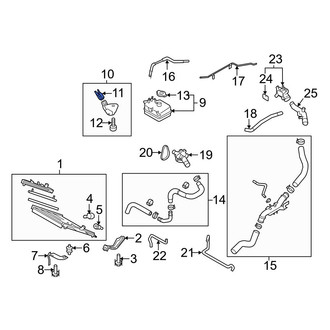 Mazda OE - Engine Coolant Reservoir Clip
