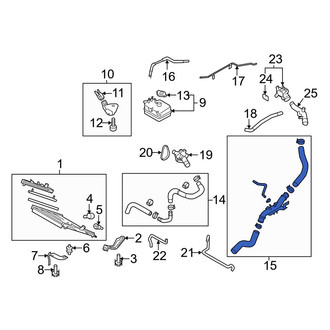 Mazda OE - Upper Radiator Coolant Hose