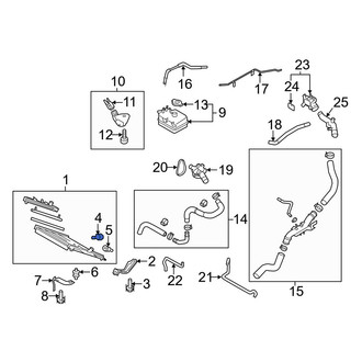 Mazda OE - Lower Radiator Insulator