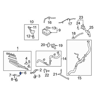 Mazda OE - Upper Radiator Insulator