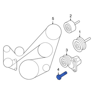 Mazda OE - Folding Seat Latch Bolt