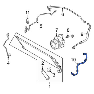 Mazda OE - A/C Refrigerant Discharge Hose