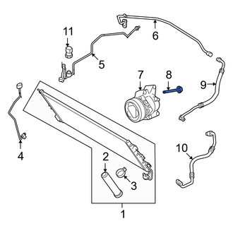Mazda OE - A/C Compressor Clutch Bolt