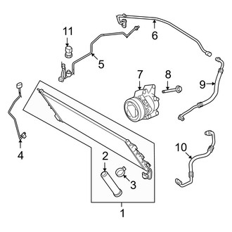 Mazda OE - Air Conditioner & Heater - Condenser, Compressor & Lines (Grand Touring / Special Edition / Sport / Touring)