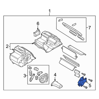 Mazda OE - HVAC Floor Mode Door Actuator