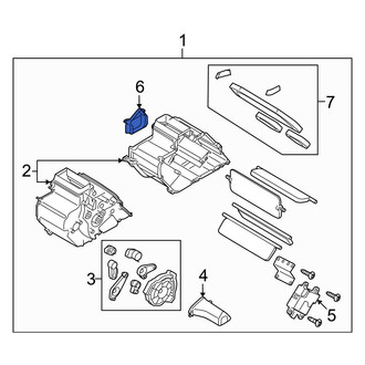 Mazda OE - HVAC Unit Case Cover