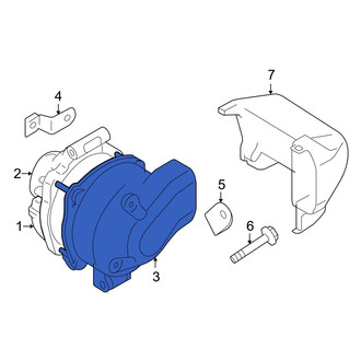 Mazda OE - Alternator Air Duct