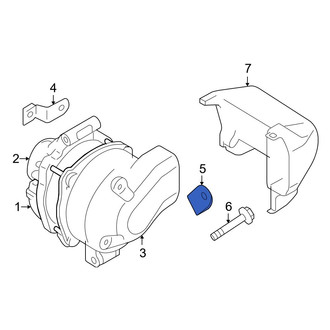 Mazda OE - Rear Alternator Bracket