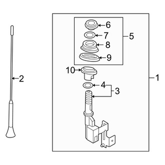 Mazda OE - Electrical - Antenna (W/O Bluetooth)