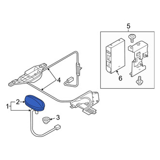 Mazda OE - Radio Antenna Mast Grommet