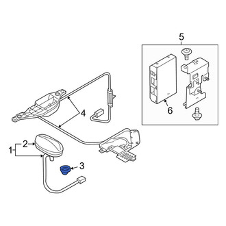 Mazda OE - Radio Antenna Base Spacer